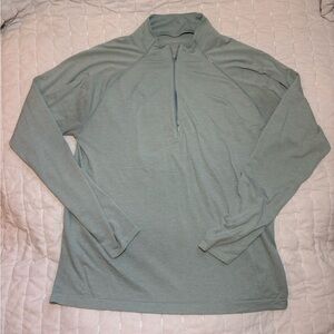 lululemon Light Green Quarter half-zip. Band says XXL but fits like XL